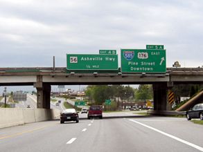 Business Loop I-85 south at I-585/US 176 - Lone Oak, SC