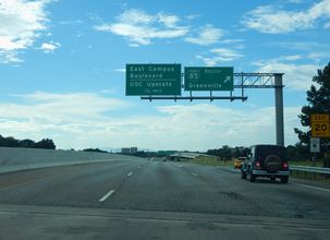 I-585/US 176 north at Business Loop I-85 - Lone Oak, SC