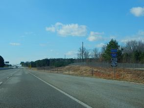 I-585/US 176 west at Valley Falls Rd - Lone Oak, SC
