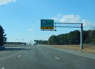 I-585/US 176 west at Fairforest Rd - Lone Oak, SC