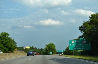 I-585/US 176 east at US 221/S.C. 9 - Spartanburg, SC