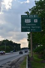 I-585/US 176-S.C. 9 north at US 221 - Spartanburg, SC