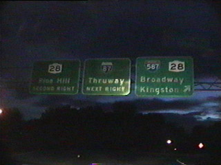 I-87/NYS Thruway at I-587/NY 28 in 1993