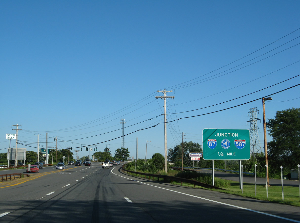 NY 28 east at I-87/587 - Ulster, NY