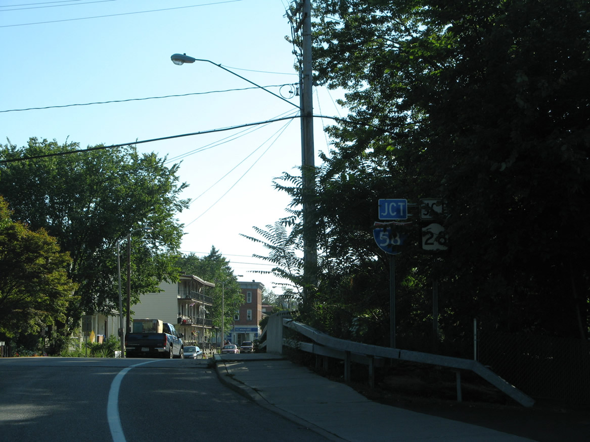 NY 32 south at I-587/NY 28 - 2007