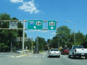 Albany Av north at I-587/NY 28-32 - 2005
