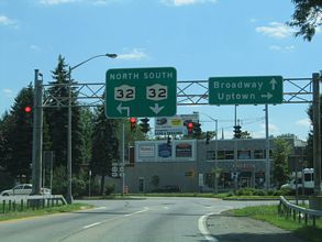 I-587/NY 28 east at NY 32 - 2005