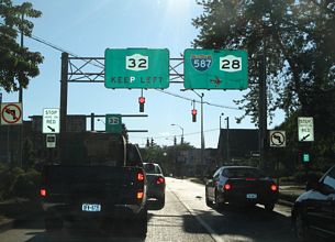 NY 32 south at I-587/NY 28 - 2007