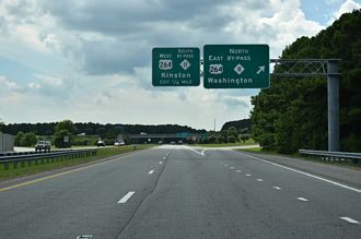 SR 1467 west at US 264 east / NC 11 Bypass north