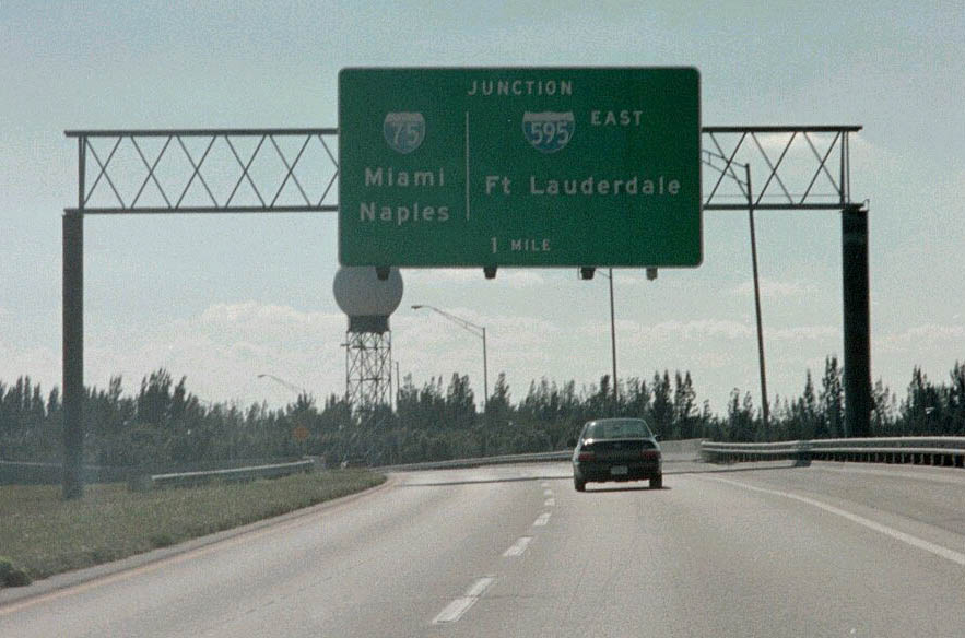 SR 869 south at I-75/595 - 2000