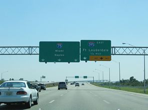 SR 869 south at I-75/595 - 2006