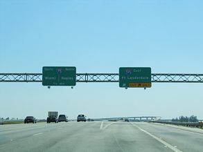 SR 869 south at I-75/595 - 2006