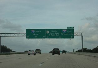 I-75 south at I-595/SR 869 - 2003