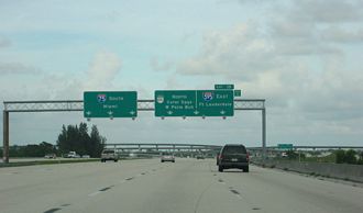 I-75 south at I-595/SR 869 - 2003