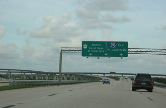 I-75 south at I-595/SR 869 - 2003