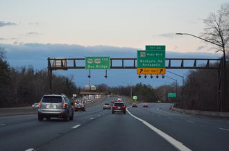 The east end of I-595 at MD 70 and Annapolis.