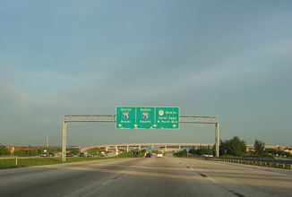 I-595 west at I-75/SR 869 - 2003