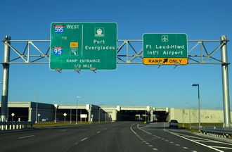 US 1 north at I-595 - Fort Lauderdale, FL