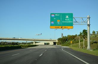 US 1 north at I-595 - Fort Lauderdale, FL
