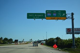 US 1 south at I-595 - Fort Lauderdale, FL