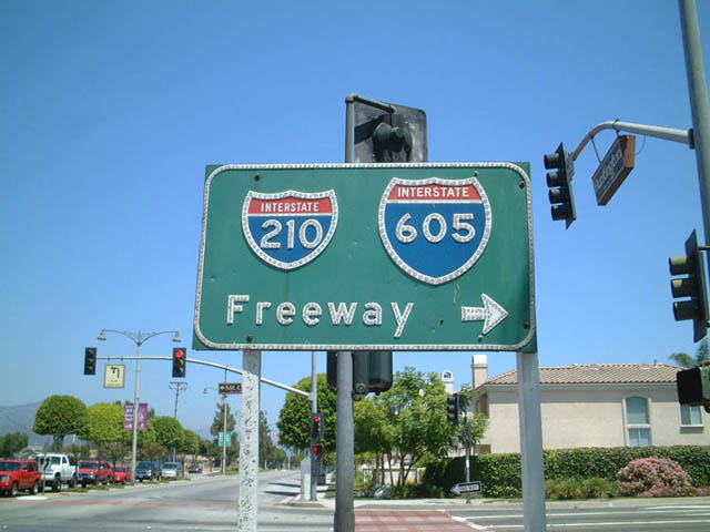 Huntington Dr east at I-605 - Duarte, CA