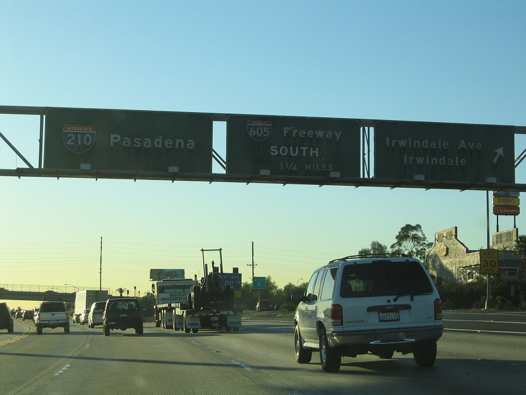 I-210 west at I-605 - 2005