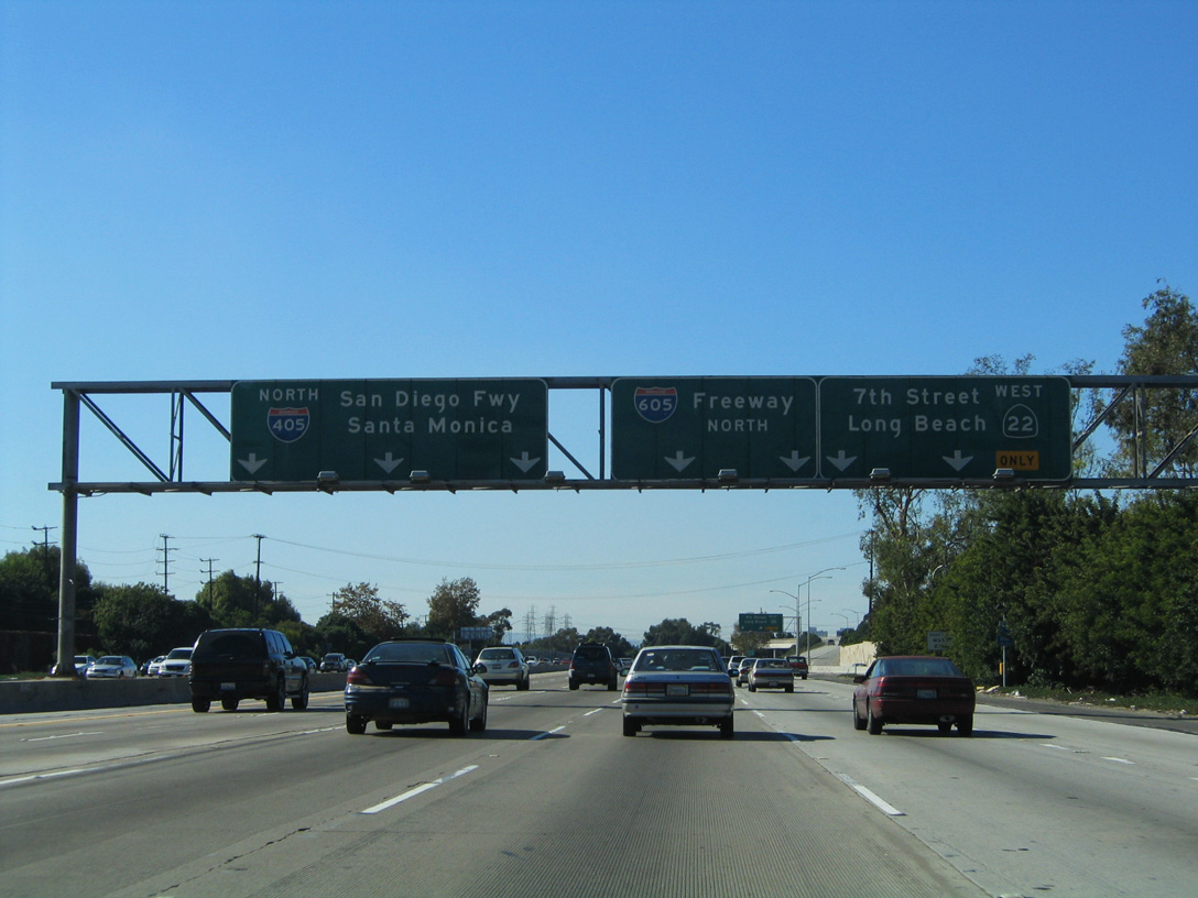 I-405 north at I-605 - 2004
