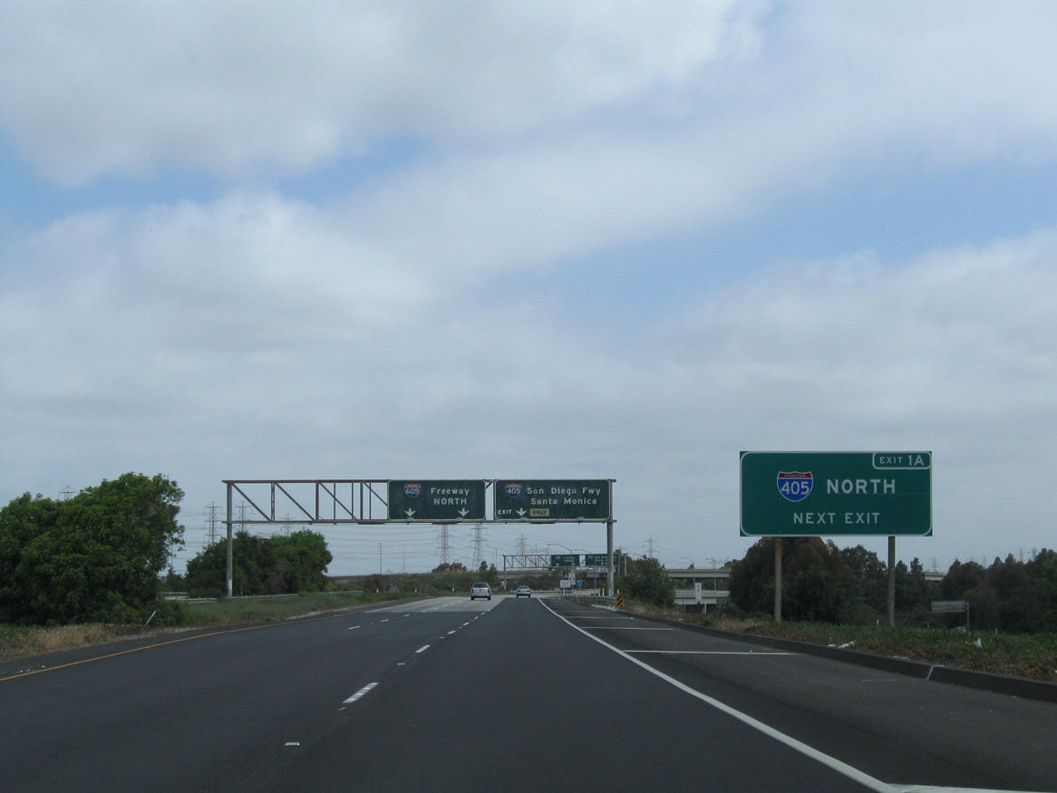 I-605 north at I-405 - 2010