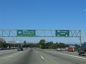 I-405 north at I-605 - 2004