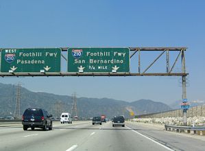 I-605 north at I-205 - Irwindale, CA
