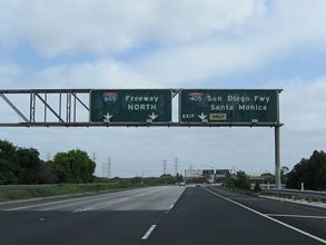 I-605 north at I-405 - 2010