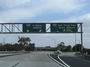 I-605 north at I-405 - 2010
