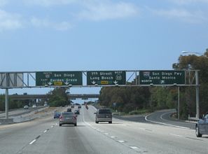 I-605 south at I-405/SR 22 - Los Alamitos, CA