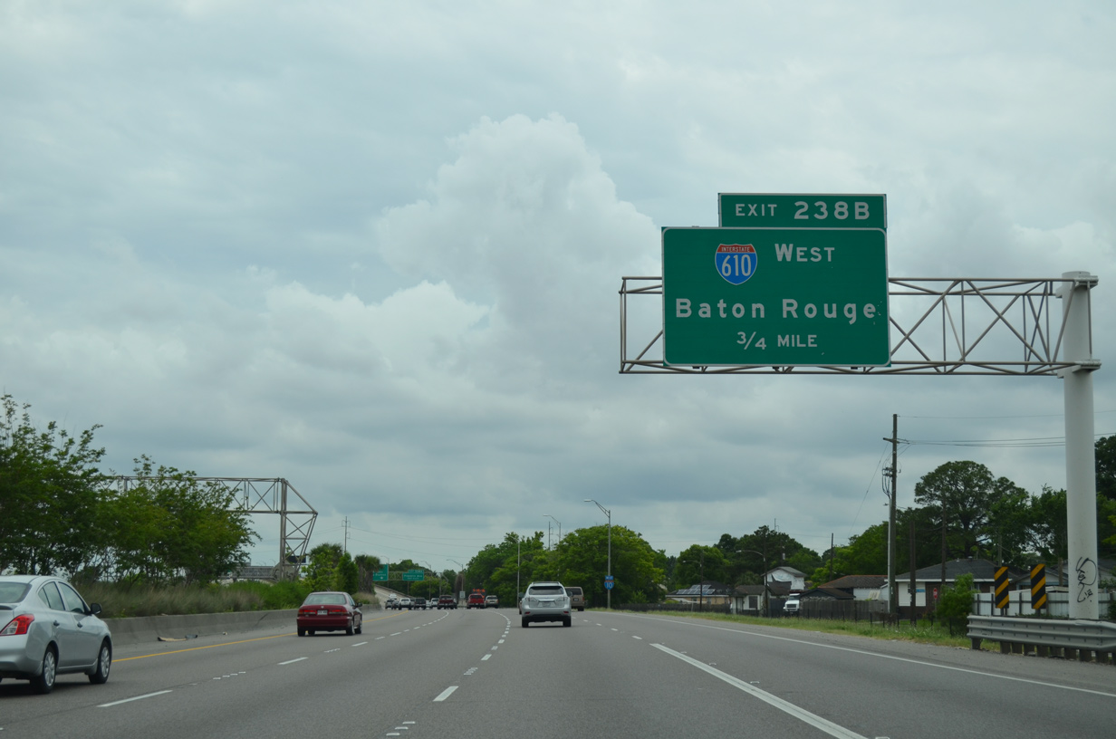 I-10 west at I-610 - New Orleans, LA