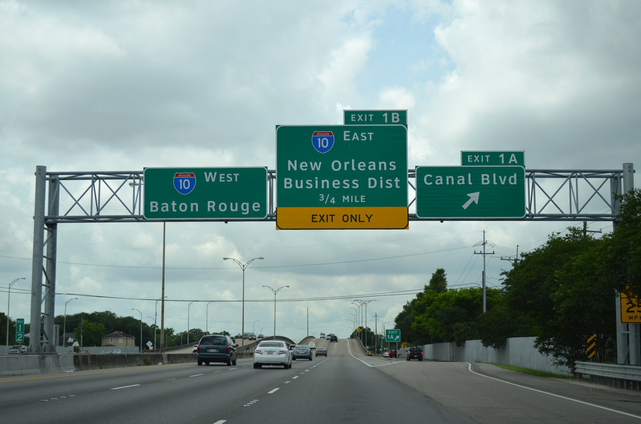 I-610 west at I-10 - New Orleans, LA