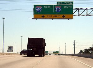 IH 10/US 90 east at IH 610 - Houston, TX
