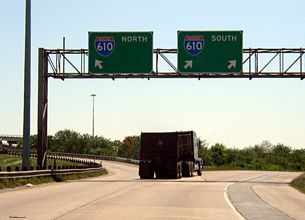 IH 10/US 90 east at IH 610 - Houston, TX