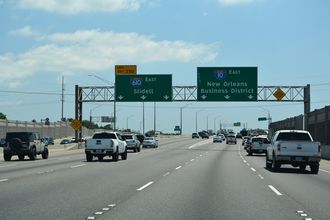 I-10 east at I-610 - Metairie, LA