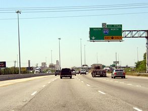 IH 10 west at IH 610/US 90 - Houston, TX