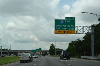I-610 west at I-10 - New Orleans, LA