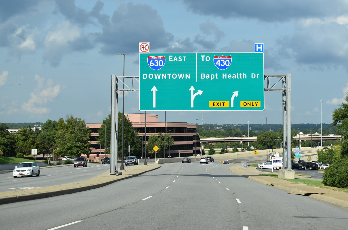 Financial Centre Pkwy east at I-430/630 - Little Rock, AR