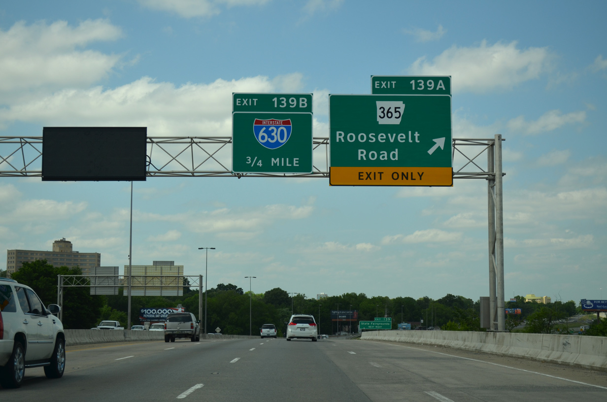 I-30 east at I-630 - Little Rock, AR