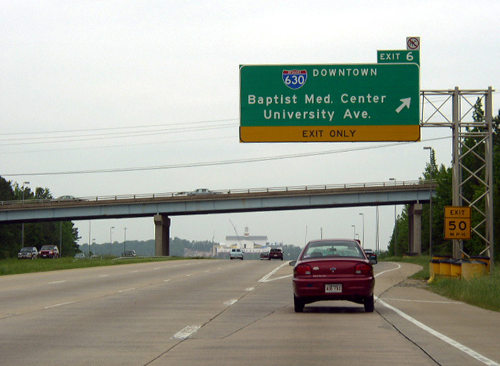 I-430 north at I-630 - 2003