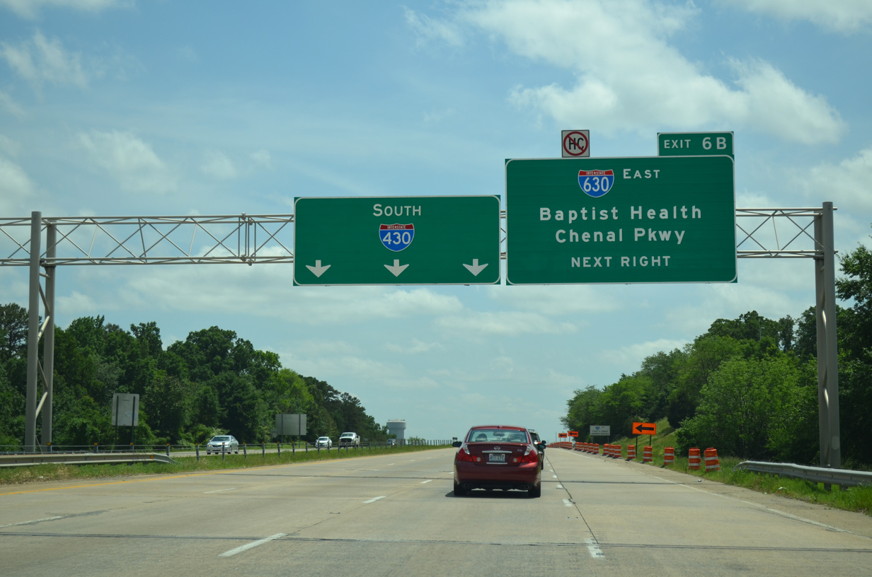 I-430 south at I-630 - 2014