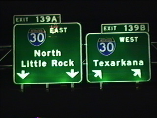 I-630 East at I-30 in 1995