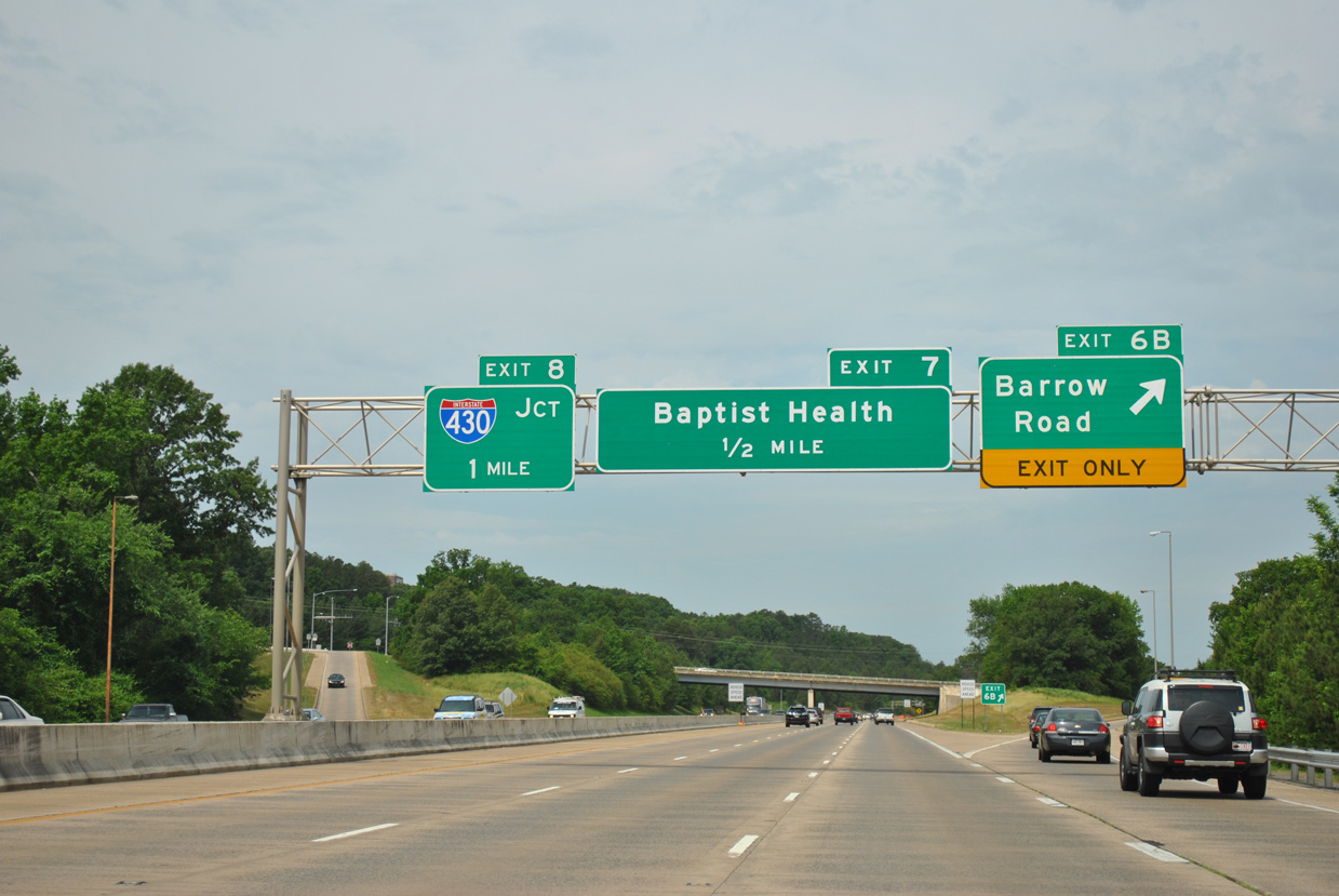 I-630 west at I-430 - 2012