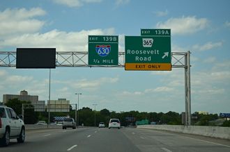 I-30 east at I-630 - Little Rock, AR