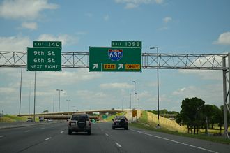I-30 east at I-630 - Little Rock, AR