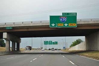 I-30 west at I-630 - Little Rock, AR