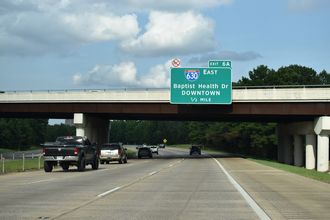 I-430 north at I-630 - Little Rock, AR